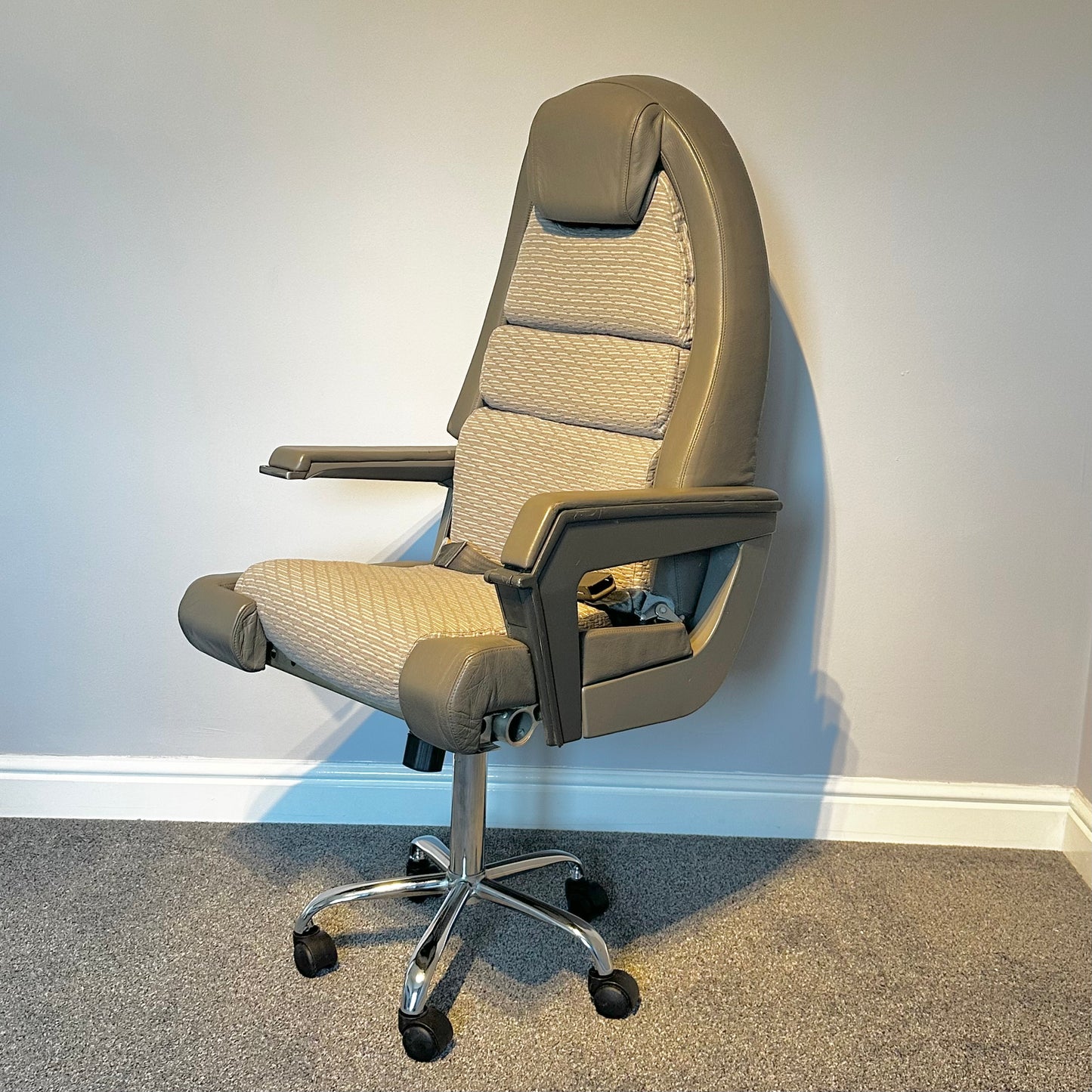 British Airways Concorde Upcycled Office Desk Chair