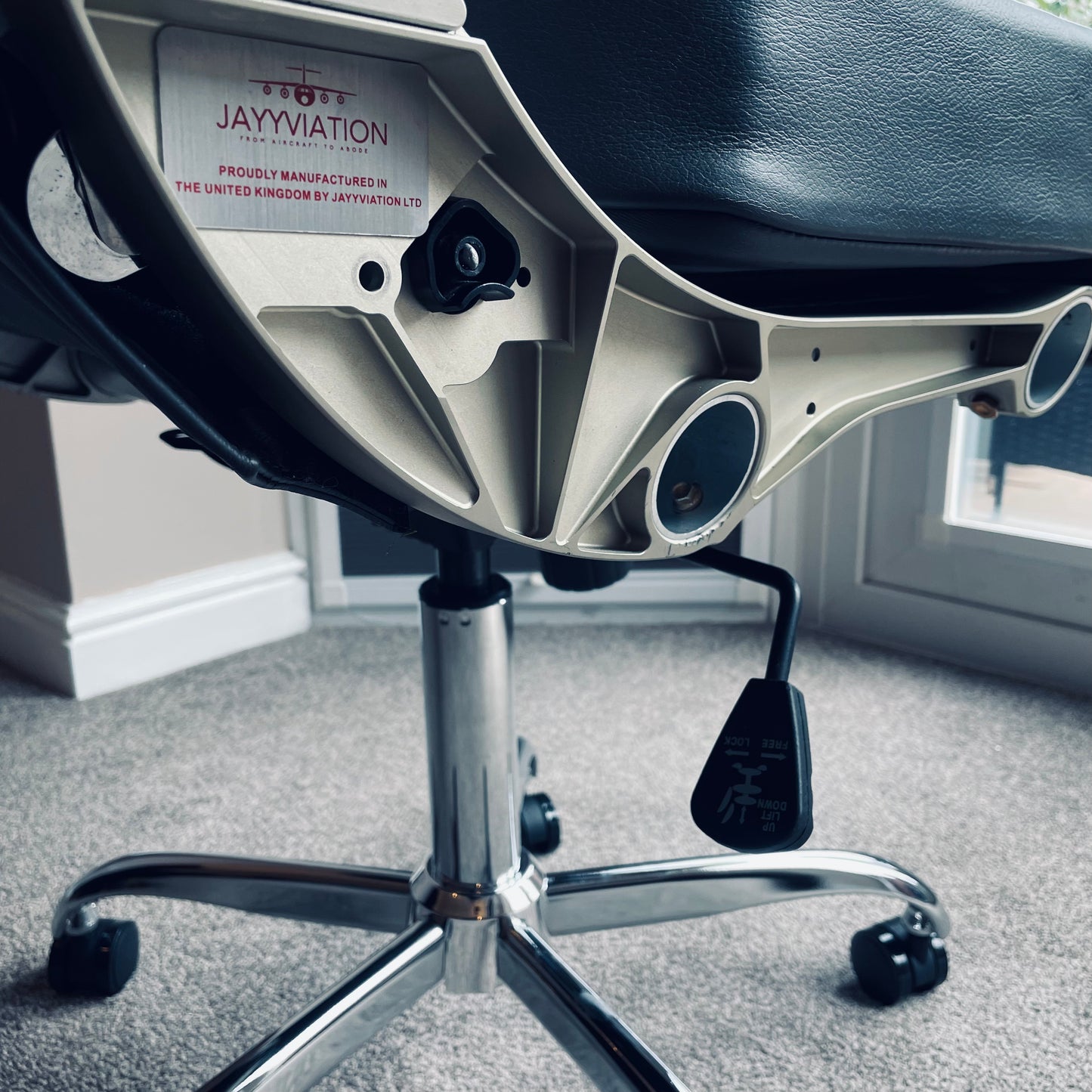 British Airways Cabin Seat Upcycled Office Desk Chair